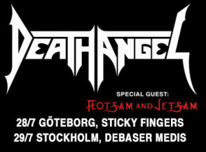 Death Angel and Flotsam & Jetsam @ Debaser Medis Stockholm - July 29, 2015