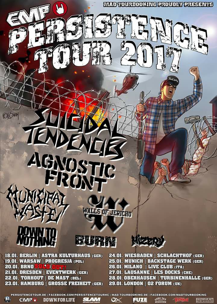 Persistence Tour 2017 - Agnostic Front, Suicidal Tendencies